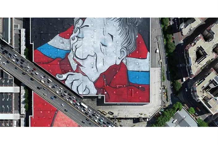 رونمایی بزرگ‌ترین نقاشی دیواری اروپا در پاریس 