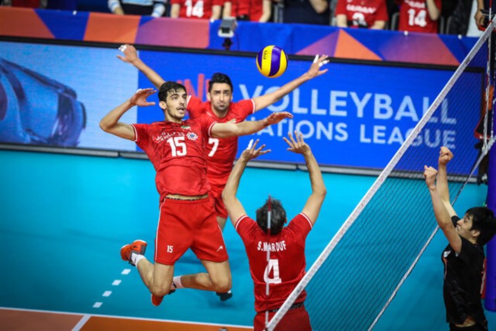 شکست والیبال ایران مقابل تیم بی‌ستاره آمریکا 