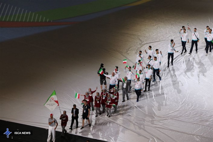 رژه کاروان ایران در افتتاحیه مسابقات یونیورسیاد ۲۰۱۹/ خدمتی پرچمدار ایران شد