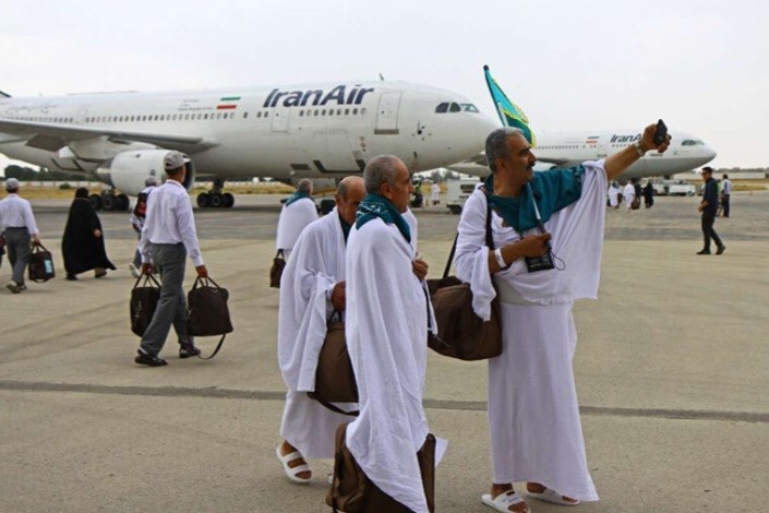  زائران حج تمتع ۱۱ استان از فرودگاه امام خمینی به جده می‌روند