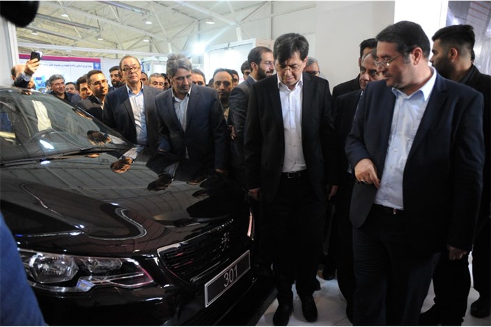 بازدید وزیر صنعت از نخستین محصول جهاد خودکفایی ایران خودرو