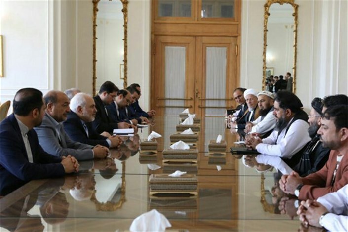 رییس مجلس سنای افغانستان با ظریف دیدار کرد