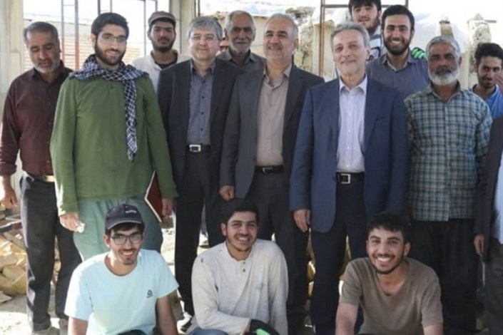رئیس دانشگاه تهران از اردوی جهادی دانشجویان در خراسان شمالی بازدید کرد