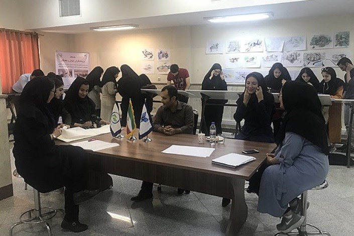 برگزاری کارگاه «اسکیس و راندو» در دانشگاه آزاد اسلامی شهرقدس