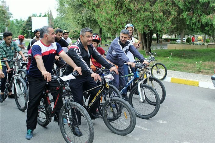  همایش دوچرخه سواری همگانی در گرگان برگزار شد