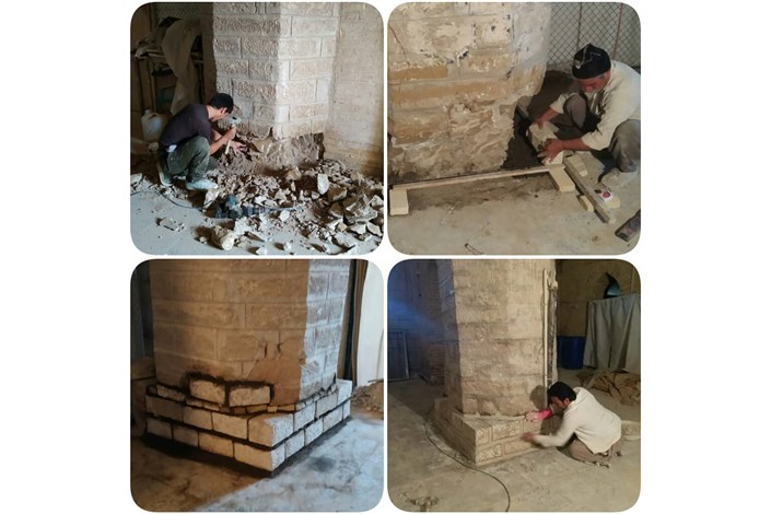  آغاز مرمت بخش‎هایی از مسجد جامع شوشتر
