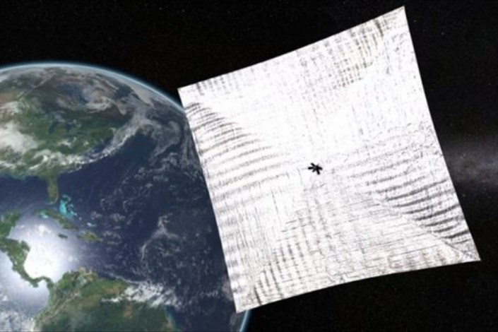 نحوه دیدن اولین ماهواره با بادبان خورشیدی در آسمان
