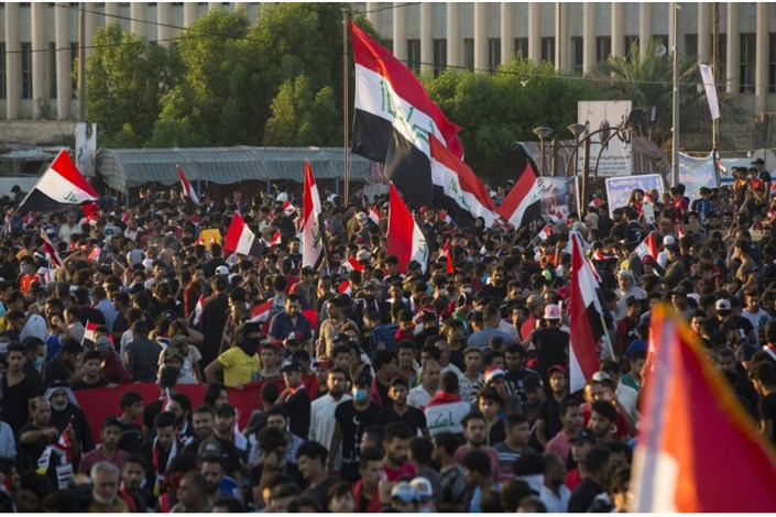 آمریکا درصدد بین المللی کردن تظاهرات عراق است