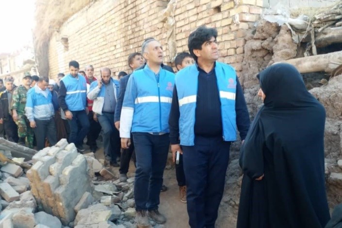 ۲۰ دانشجوی دانشگاه آزاد اسلامی میانه به مناطق زلزله‌‌زده اعزام شدند
