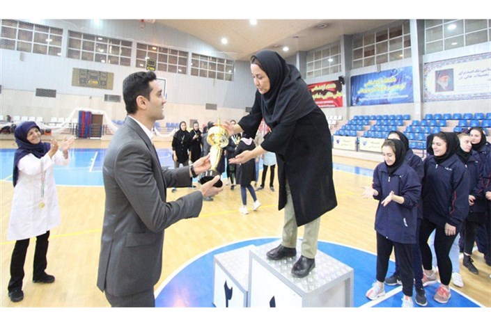  تیم بسکتبال خواهران واحد تهران شمال قهرمان مسابقات استانی شد