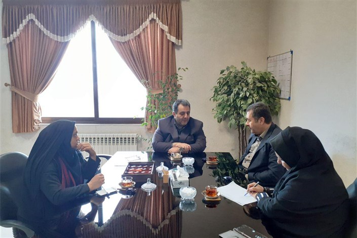 رئیس دانشگاه آزاد نور با رئیس بنیاد شهید شهرستان دیدار کرد
