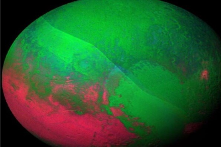 تصویر سیاره پلوتو به مناسبت کریسمس منتشر شد