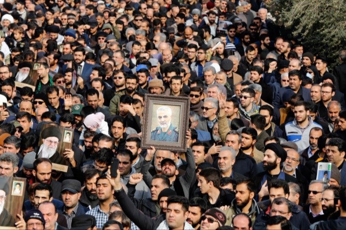 گزارش تصویری الجزیره از وداع با سردار دل ها