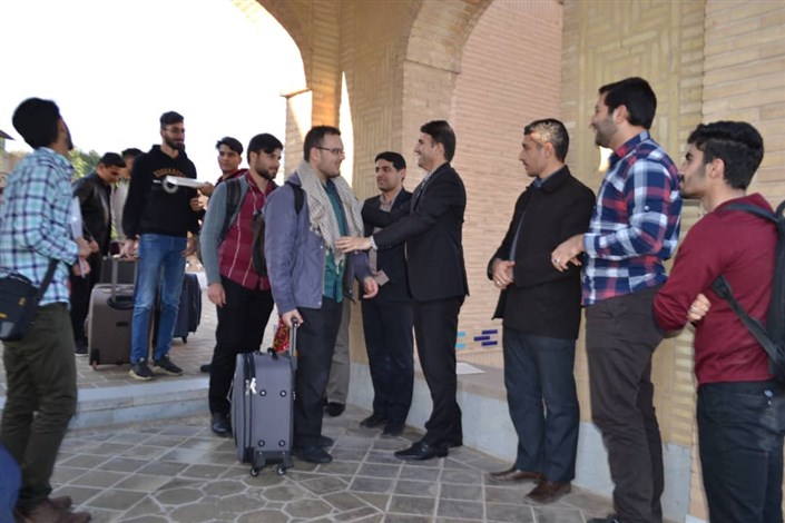 اولین کاروان دانشجویی اردوی زیارتی - تربیتی «صراط» به سوی مشهد مقدس اعزام شدند