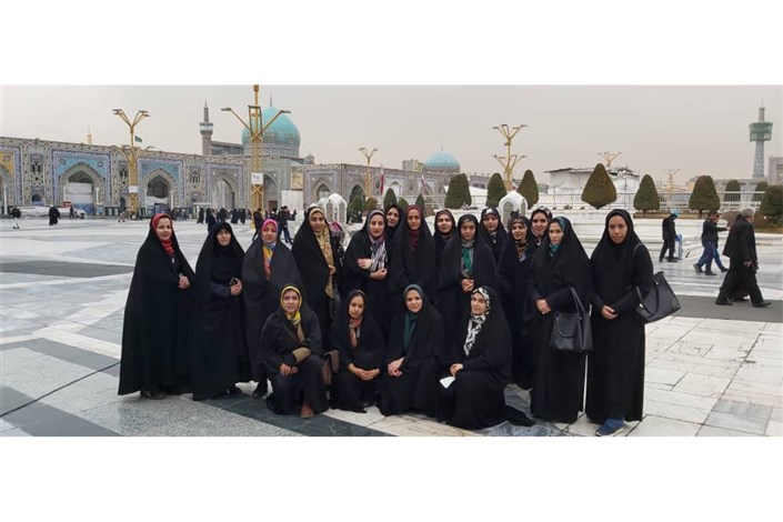 اردوی زیارتی مشهد مقدس ویژه دانشجویان شاهد و ایثارگر واحد نجف آباد برگزار شد