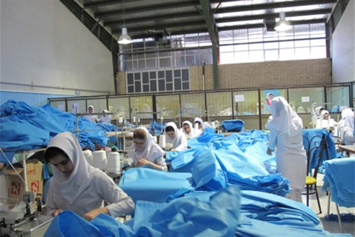  تولید ۶۰ هزار لباس ایزوله بیمارستانی با مشارکت بنیاد برکت