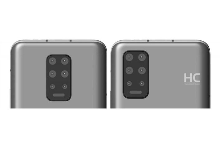 ثبت طراحی جدید برای گوشی‌های هوآوی؛ دوربین هشت‌تایی و بدنه یک‌پارچه