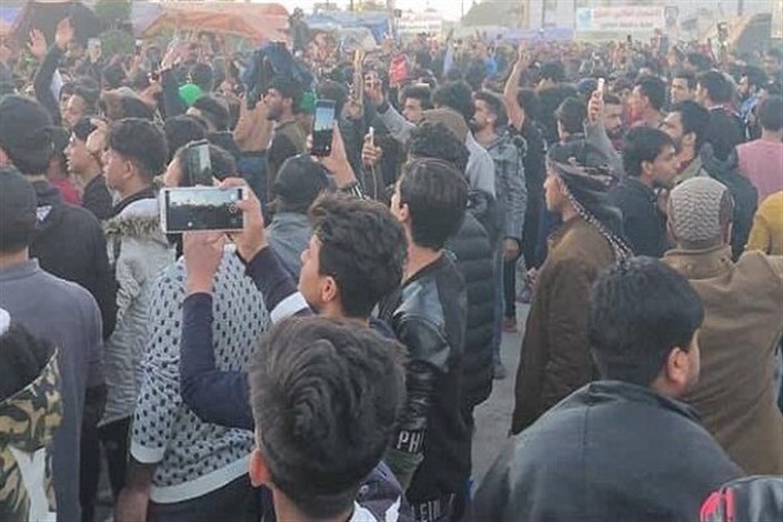 تظاهرات کنندگان در بغداد و نجف با الزرفی به مخالفت برخاستند