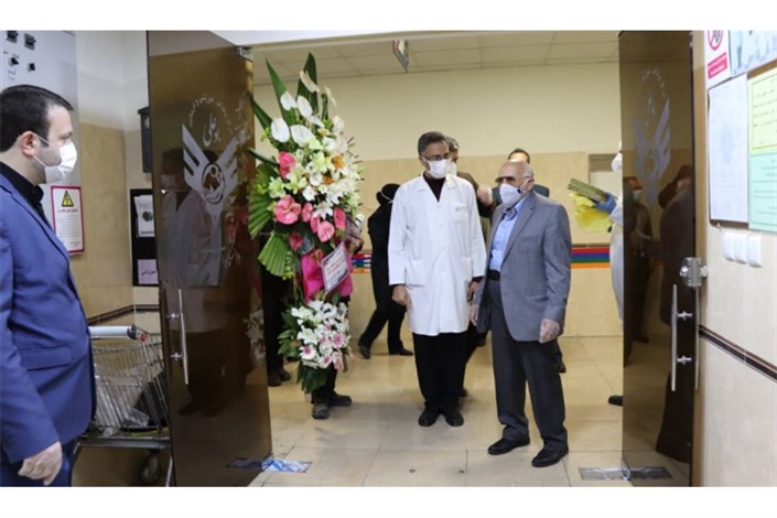  عید دیدنی رئیس دانشگاه علوم پزشکی آزاد تهران  با کادر درمان بیمارستانی