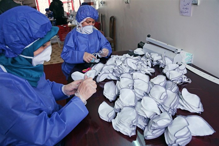 بخشی از نیاز ماسک و مواد ضدعفونی استان‌ها توسط واحدهای دانشگاهی تولید می‌شود/ گزارشی از برگزاری کلاس‌های مجازی