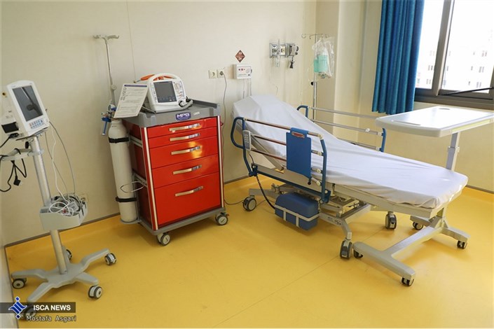 اختصاص ۵۷ تخت به بیماران کرونایی در بیمارستان فرهیختگان