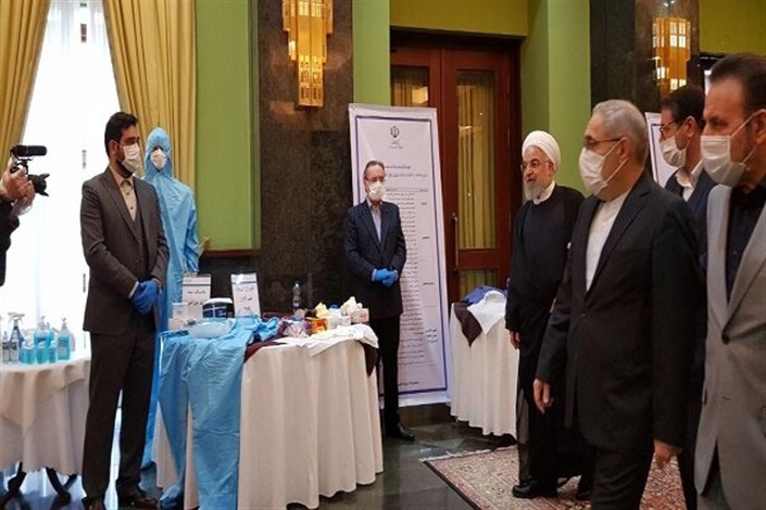  روحانی از نمایشگاه دستاوردهای شرکت‌های دانش بنیان بازدید کرد