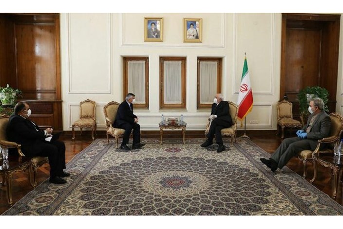  دیدار خداحافظی سفیر عراق در ایران با ظریف