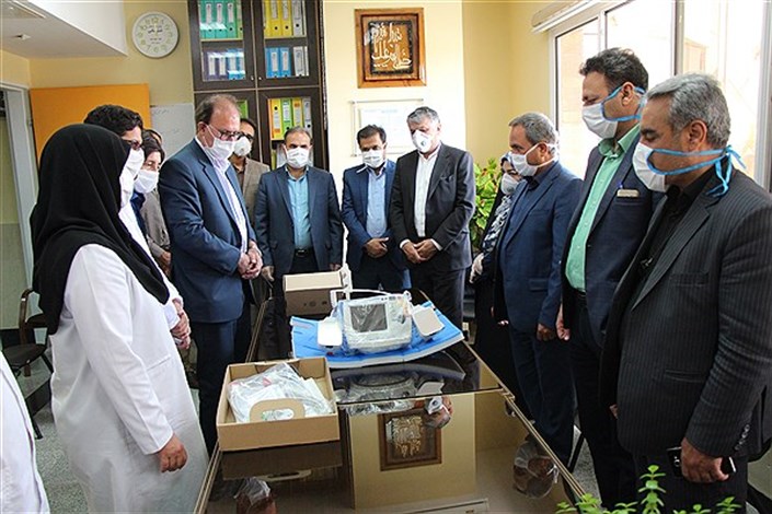 اهدای یک دستگاه الکتروشوک به بیمارستان امام رضا (ع) توسط دانشگاه آزاد اسلامی سیرجان