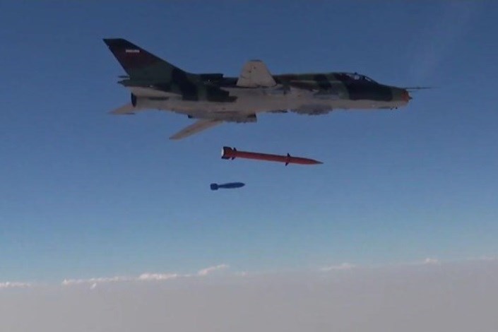 تجهیز جنگنده‌های هوافضای سپاه به موشک هوابه‌زمین جدید