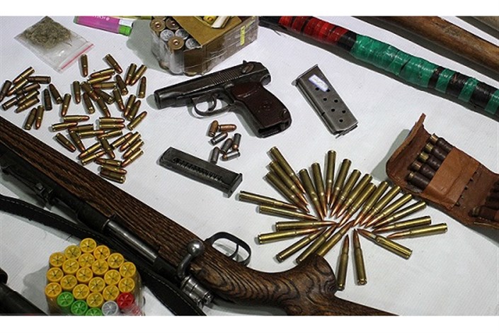 فروشندگان سلاح‌های غیرمجاز در شهرستان البرزدستگیر شدند