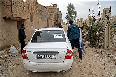  توزیع بسته های حمایتی بین آسیب‌دیدگان کرونا 